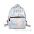 Mirror Shine Metallic mini sac à dos avec logo personnalisé